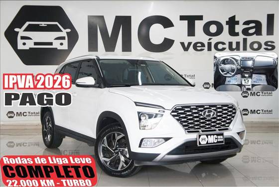 HYUNDAI CRETA 1.0 TGDI FLEX LIMITED AUTOMÁTICO HYUNDAI CRETA 1.0 TGDI FLEX LIMITED AUTOMÁTICO